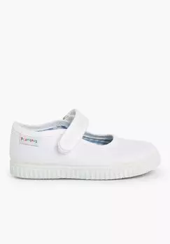 Балетки с застежкой Pisamonas, белый