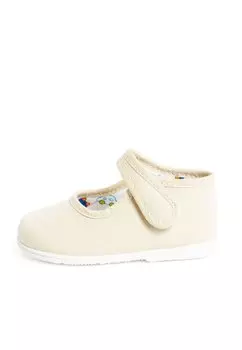 Балетки с застежкой Pisamonas, бежевый