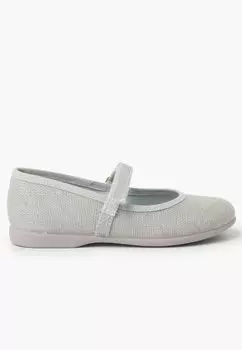 Балетки с застежкой Pisamonas, серый