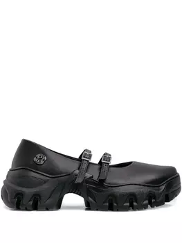 Балетки с застежкой-пряжкой Rombaut, черный