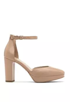 Балетки с застежкой RYKO, бежевый