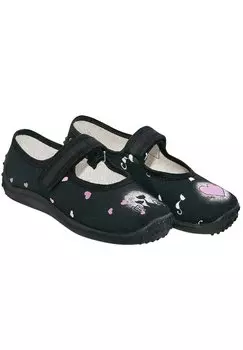 Балетки с застежкой Zetpol, черный