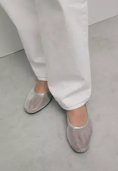 Балетки sacha, серебряный