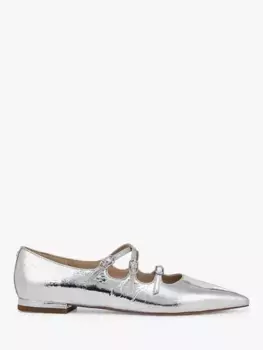 Балетки Sam Edelman Cass Leather Pointed, цвет soft/silver