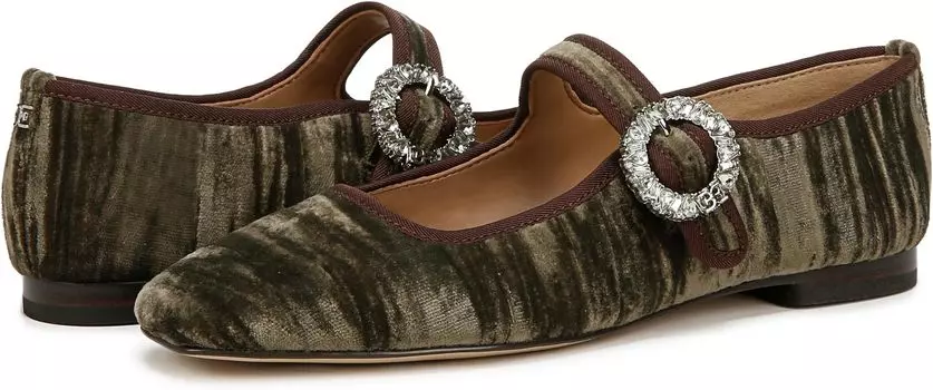 Балетки Sam Edelman Michaela Glow, цвет Winter Moss Crystal