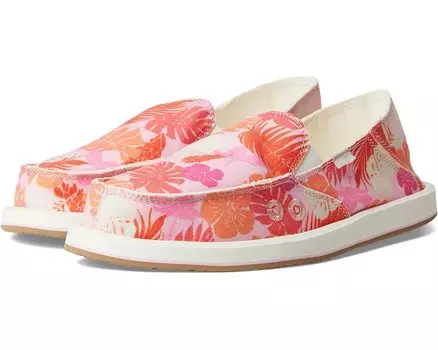 Балетки Sanuk Donna Tropics, цвет Sugar Coral