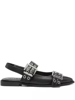 Балетки Saturno Gisel Moire, черный