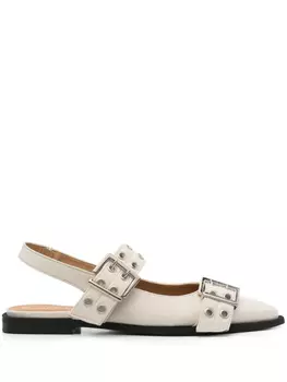 Балетки Saturno Gisel Moire, нейтральный