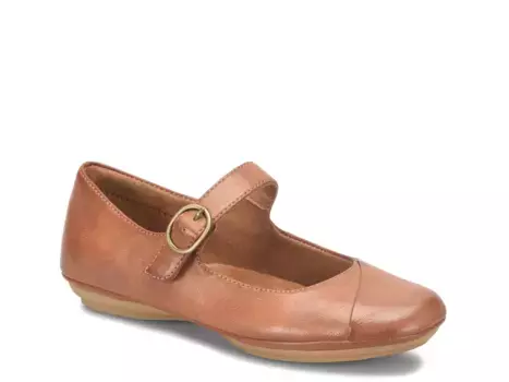 Балетки Selma Mary Jane Flat Eurosoft, коричневый