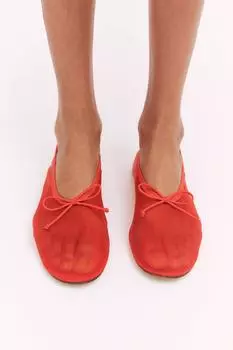 Балетки сетчатые H&M, красный