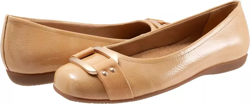 Балетки Sizzle Signature Trotters, цвет Nude Patent