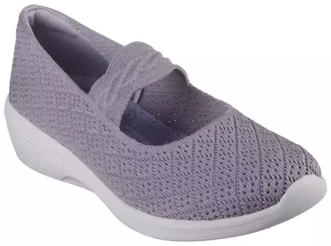 Балетки Skechers с ремешками "ARYA-THAT'S SWEET", туфли-лодочки на танкетке, тапочки, подходящие для машинной стирки, цвет Lavendel