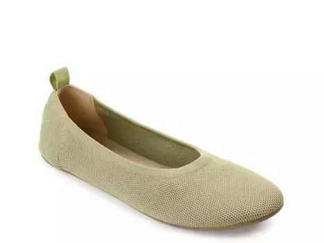 Балетки складные Journee, Light Green