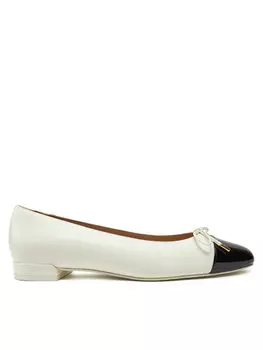 Балетки Sleek Bow Flat SG888 Stuart Weitzman, экрю