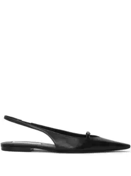 Балетки Sloan с заостренным носком VICTORIA BECKHAM, черный
