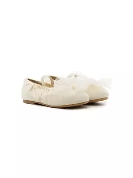 Балетки со сборками jnby by JNBY, бежевый