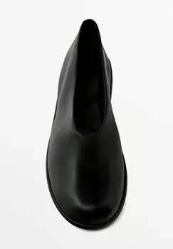 Балетки Soft Flats Massimo Dutti, черный