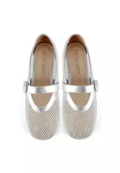 Балетки SPEND MY DAY L37, серебро