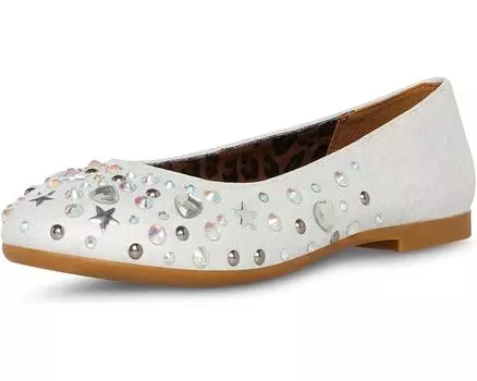 Балетки Steve Madden Blair, серебряный