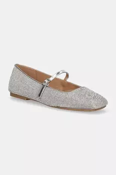 Балетки Steve Madden Ezri-R, серебряный