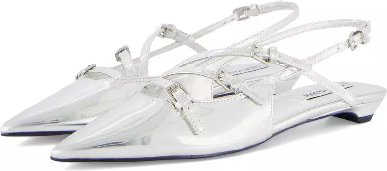 Балетки Steve Madden Peony, серебряный