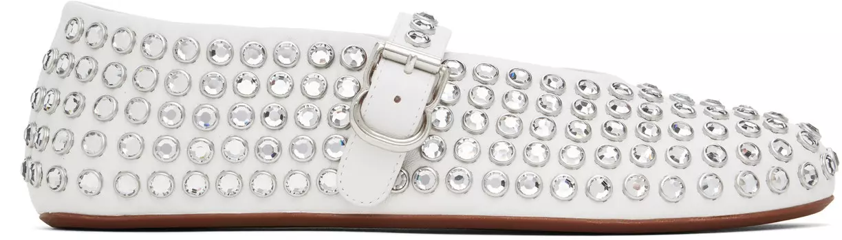Балетки Strass ALAA, белый