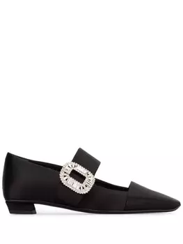 Балетки Strass Babies Roger Vivier, черный