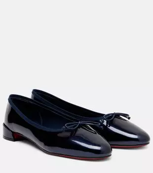 Балетки Sweetie Jane из лаковой кожи Christian Louboutin, Zaffiro/Lin Zaffiro