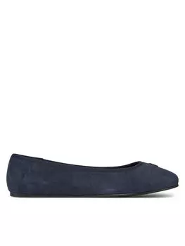 Балетки Th Hardware Suede Ballerina FW0FW08655 Tommy Hilfiger, синий