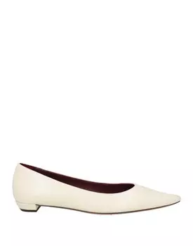 Балетки The Row, слоновая кость