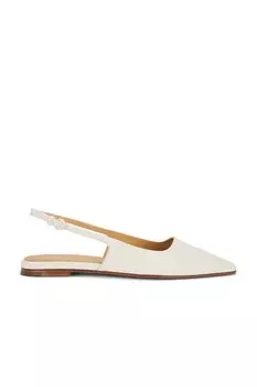Балетки Tia с накладкой на носок Dear Frances, white