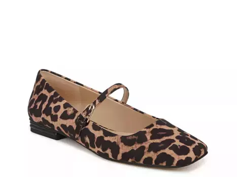 Балетки Tinsley Mary Jane Franco Sarto, Brown Leopard Print