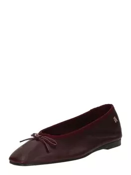 Балетки TOMMY HILFIGER Ballet Flats, бордо
