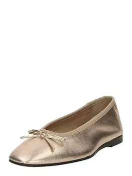 Балетки TOMMY HILFIGER Ballet Flats, золотой