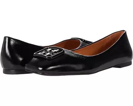 Балетки Tory Burch Georgia Ballet, цвет Perfect Black/Perfect Black Leather