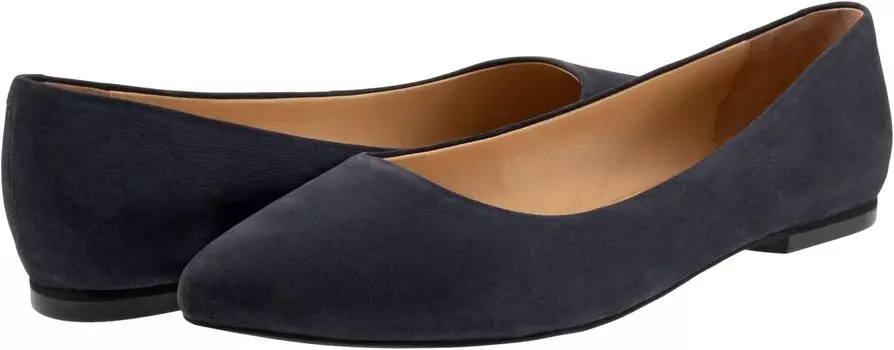 Балетки Trotters Estee, цвет Navy Nubuck