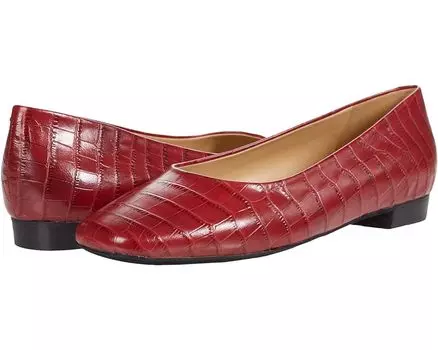 Балетки Trotters Honor, цвет Red Croco Leather