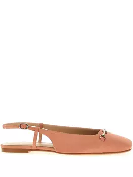 Балетки TWINSET с квадратным носком, розовый