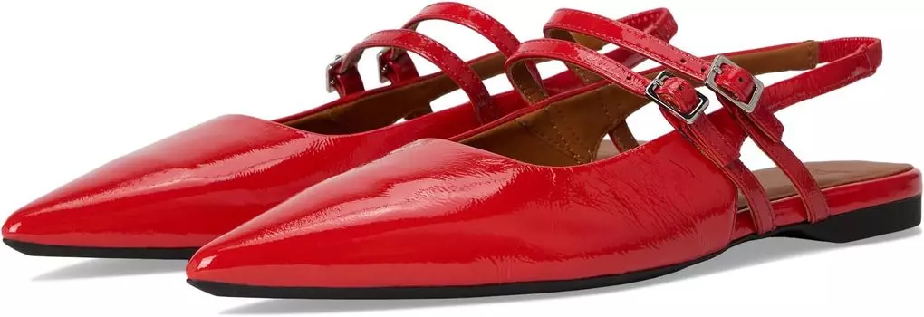 Балетки Vagabond Shoemakers Hermine Patent Leather Maryjane Flat, цвет Flame Red