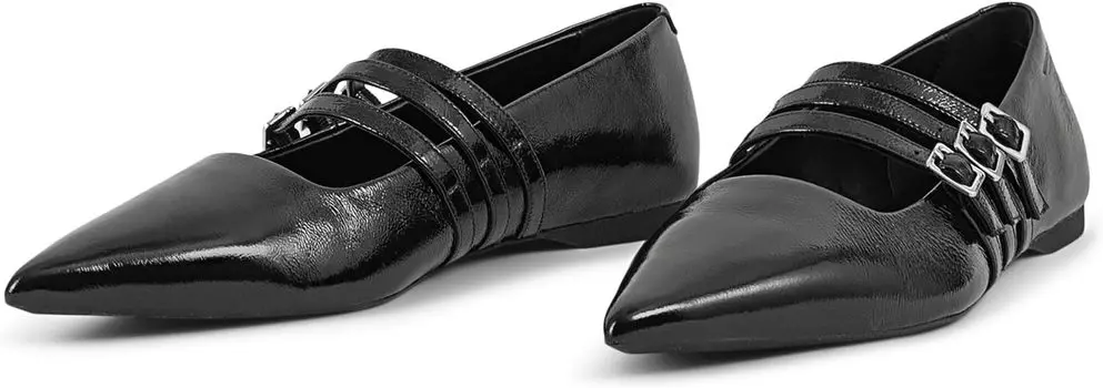 Балетки Vagabond Shoemakers Hermine Patent Leather Triple Maryjane Flat, черный