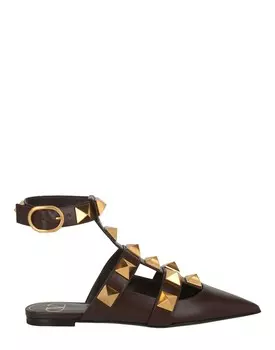 Балетки Valentino Garavani, коричневый