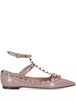 Балетки Valentino Garavani Rockstud, розовый