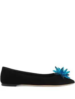 Балетки Valliee Giuseppe Zanotti, черный