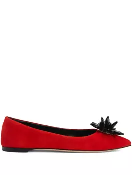 Балетки Valliee Giuseppe Zanotti, красный