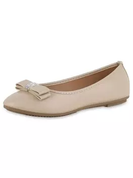 Балетки Van Hill Ballet Flats Ella, бежевый
