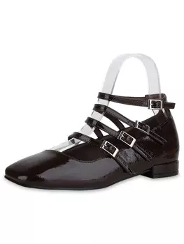 Балетки VAN HILL Riemchenballerinas Amelia, цвет dunkelbraun lack