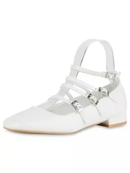Балетки VAN HILL Riemchenballerinas Amelia, цвет weiss lack