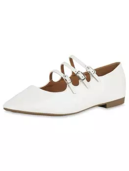 Балетки VAN HILL Riemchenballerinas Anna, цвет weiss lack