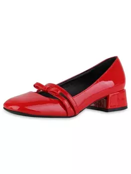Балетки VAN HILL Riemchenballerinas Eleanor, цвет Rot Lack