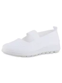 Балетки VAN HILL Sportliche Amelia, белый